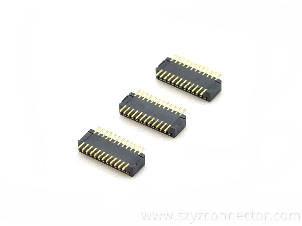 0.4mm Pitch Board to Board Connector Male H:2.0mm 2*12P 0.4mm Pitch Board to Board Connector Male H:2.0mm 2*12P